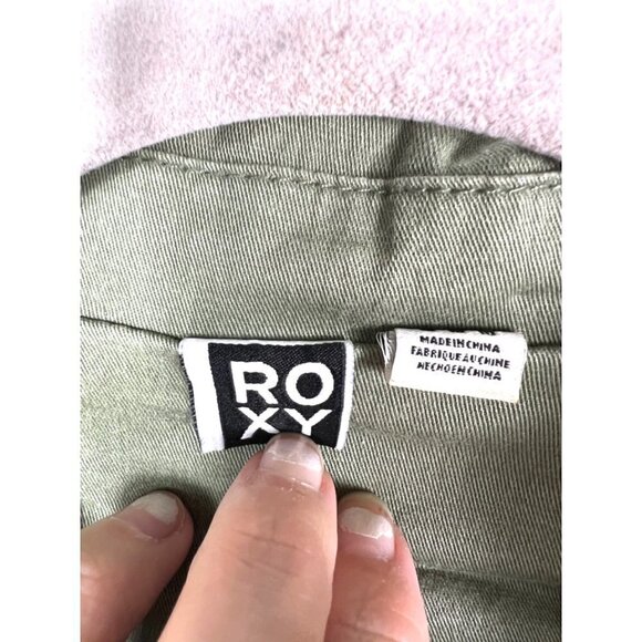 Roxy green zip up jacket - Picture 6 of 11